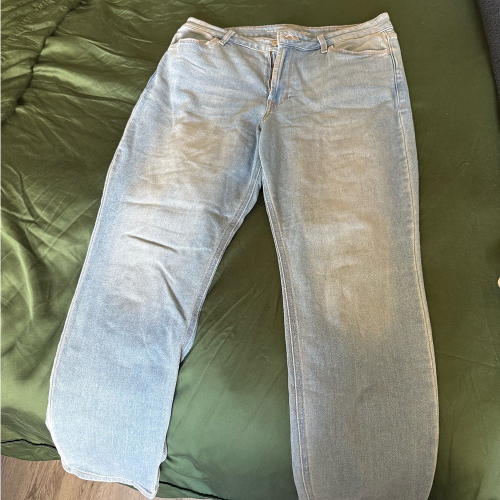 Old Navy Blue Straight Leg Jeans Classic Denim